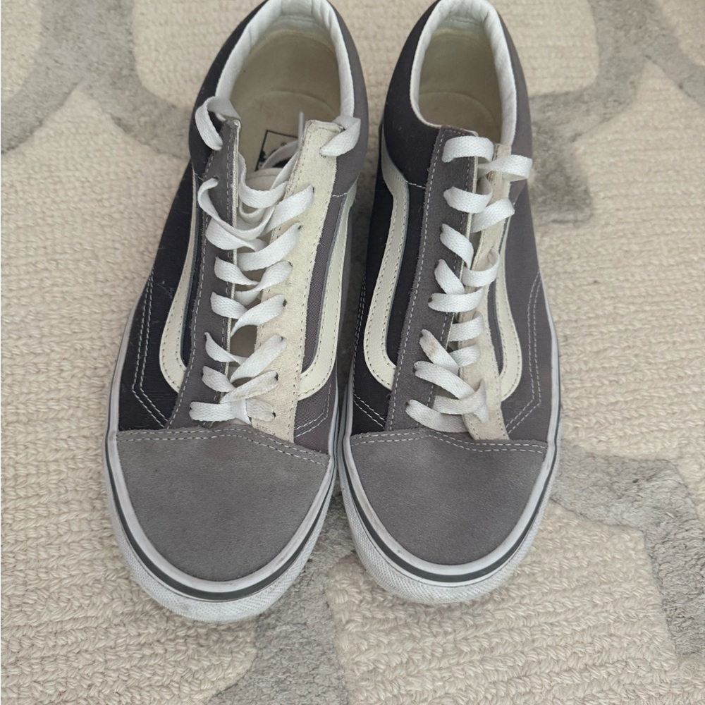 Vans Men's Sneakers in Gray and Cream